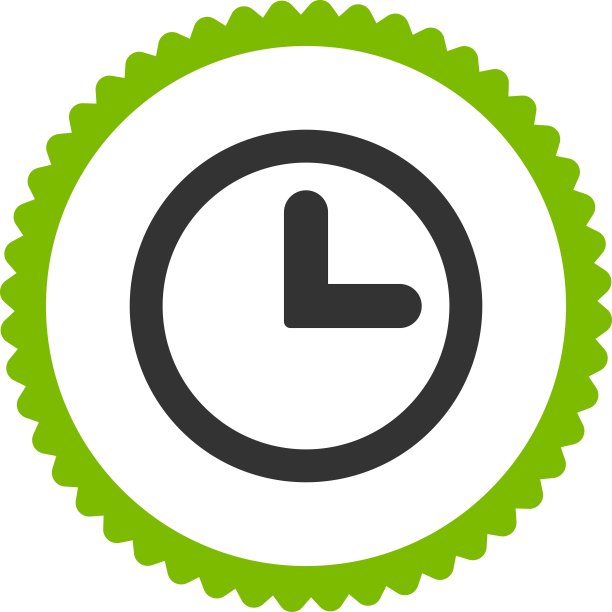 钟扁生态绿色和灰色圆形邮票图标图片下载