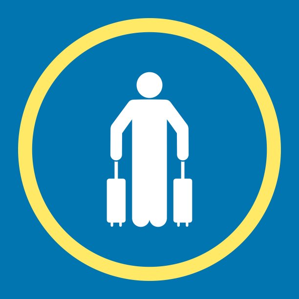 旅客行李图标图片下载