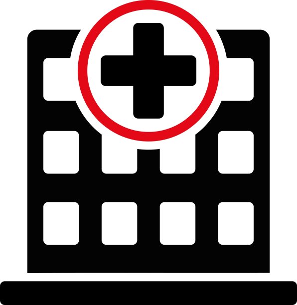 诊所建筑图标图片下载