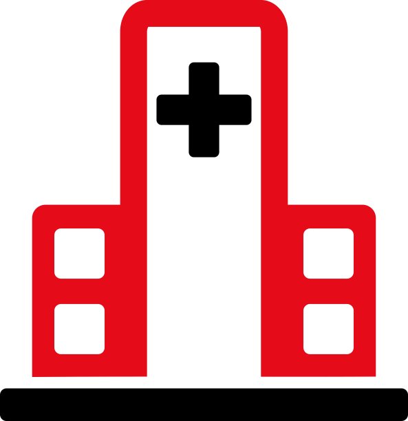 医院建筑图标图片下载