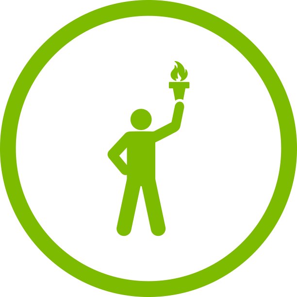 自由火炬图标图片下载