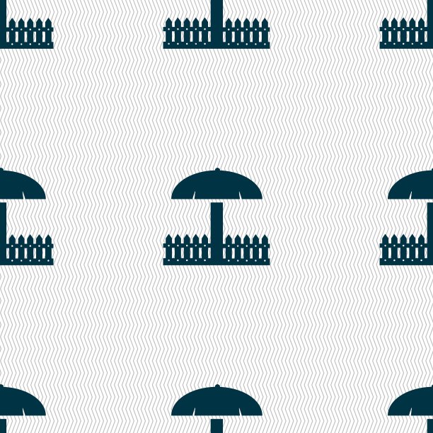 沙箱图标符号。无缝抽象背景与几何形状。向量图片下载