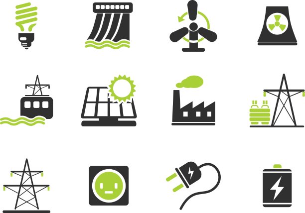 图标集，能源和工业图片下载
