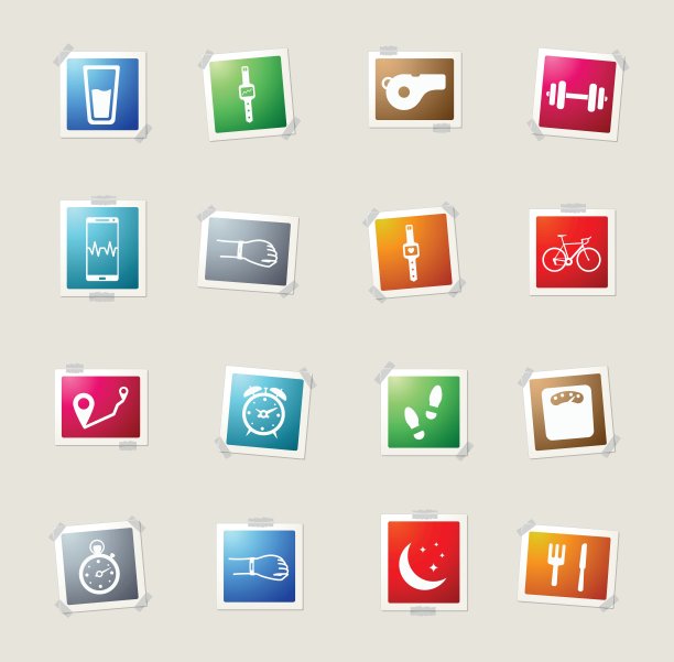 慢跑和锻炼只是图标图片下载