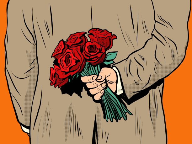 鲜花花束玫瑰礼物惊喜图片下载