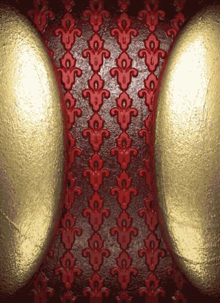 红色背景上的金色图片下载