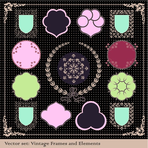 垂直复古背景的书封面矢量图片下载