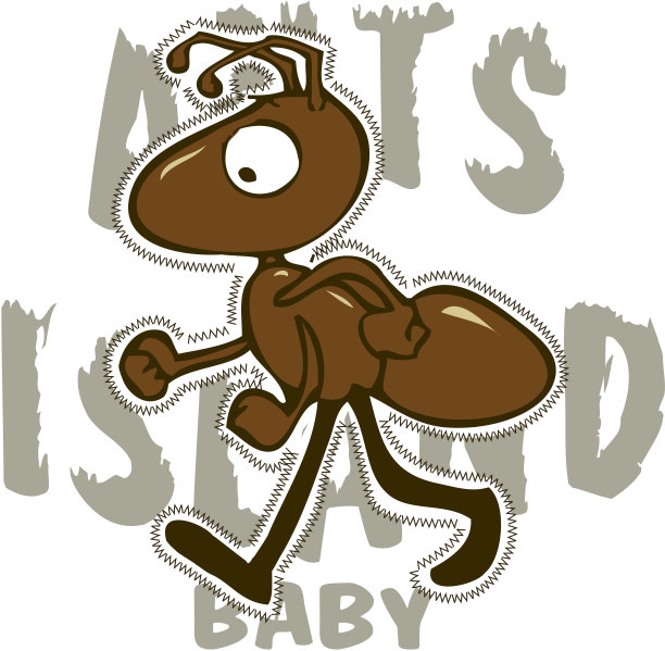 蚂蚁插图图片下载