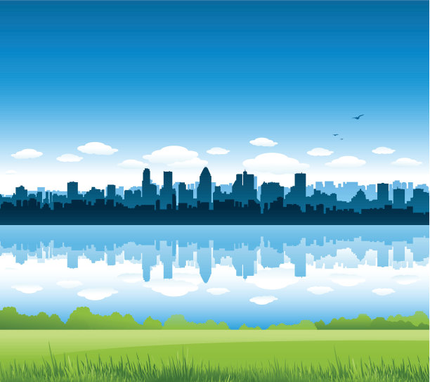 城市轮廓背景图片下载