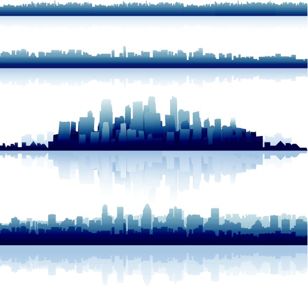 城市轮廓背景图片下载