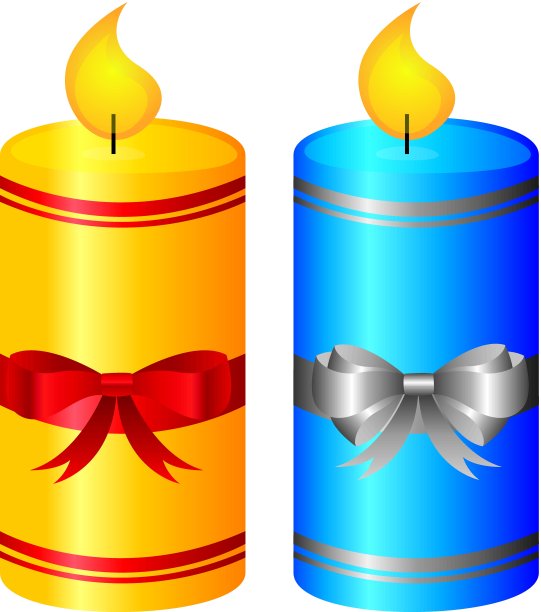 蜡烛向量图片下载