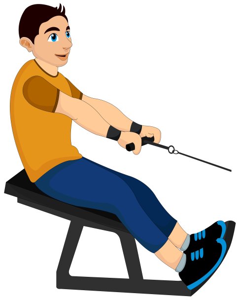 锻炼，举重，插图图片下载