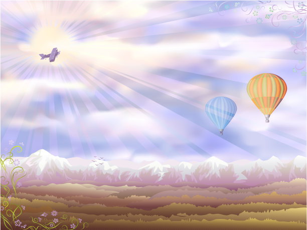 早上鸟瞰图图片下载