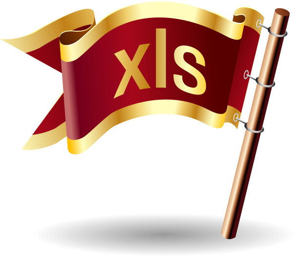 XLS文件类型皇室旗图片下载