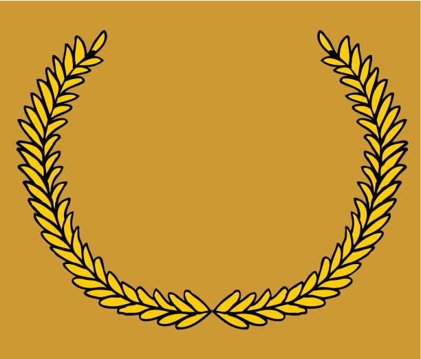 手绘花环矢量艺术图片下载