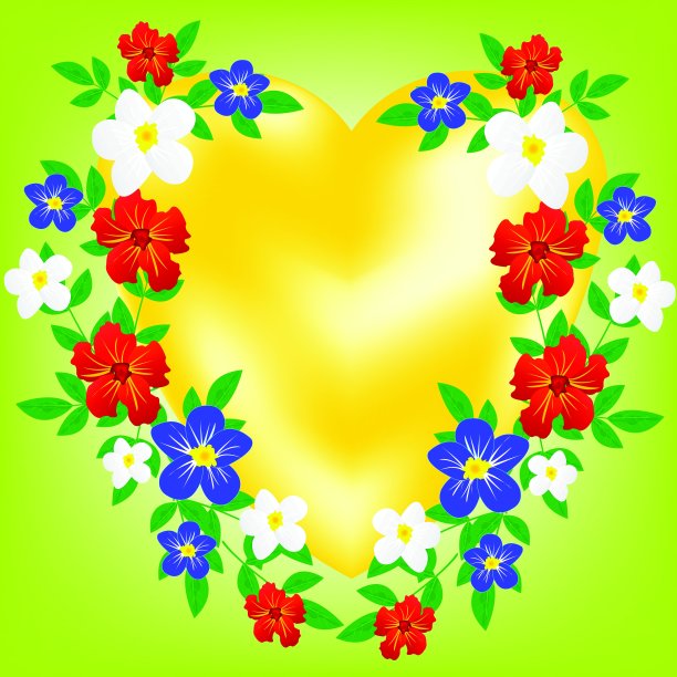 象征着心包围花图片下载