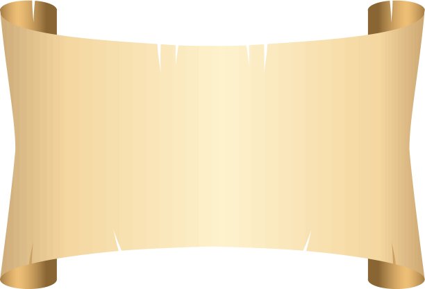 老纸卷轴素材图片