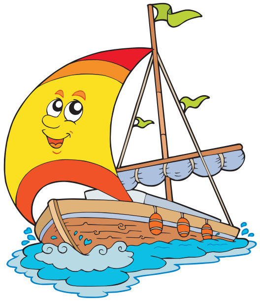 卡通游艇图片下载