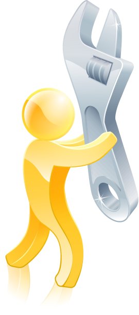 金扳手或扳手人图片下载