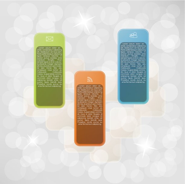 带有片段的信息图向量图片下载