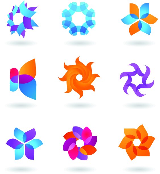 收集抽象的星星图标图片下载