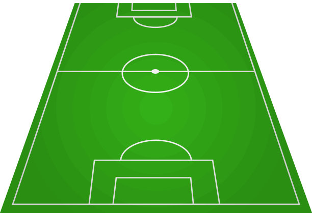 足球场上的球场矢量素材图片