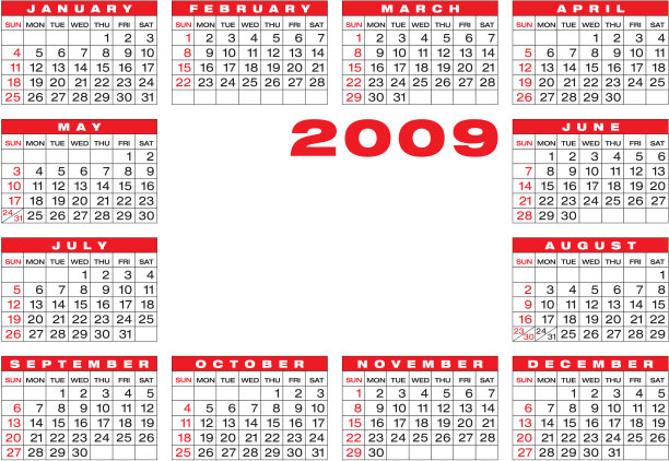 2009年日历B3图片下载