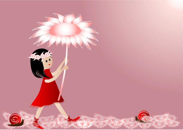 向日葵的女孩图片下载