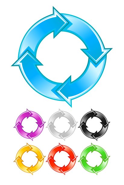 用箭头表示旋转图片下载