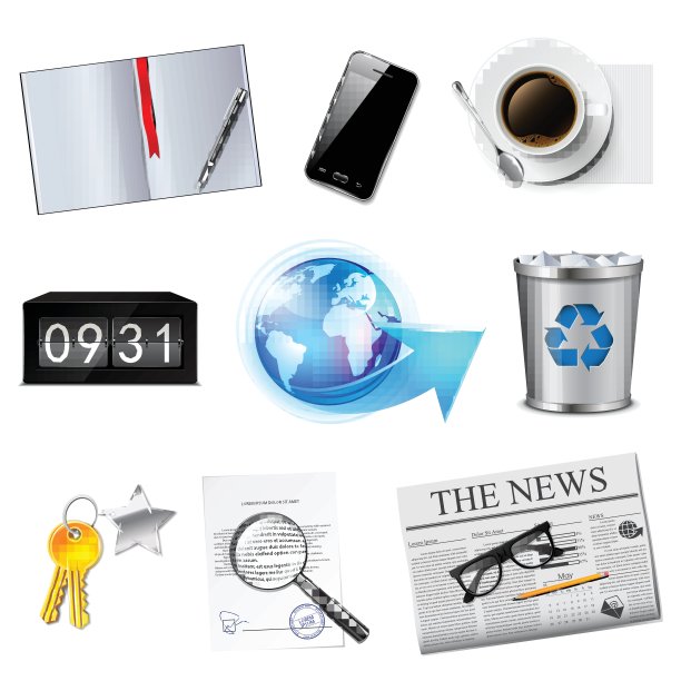 业务和办公室图标集图片下载