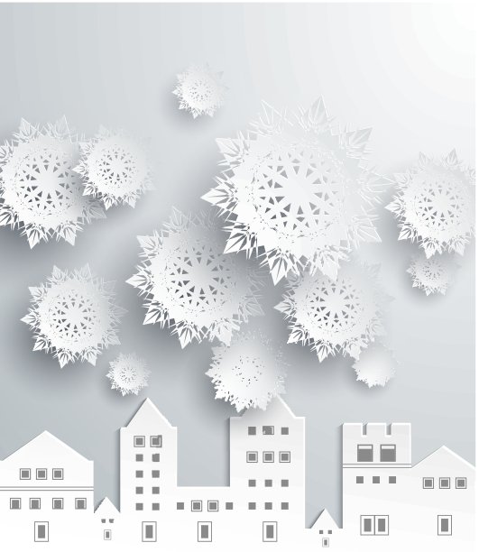 纸雪花图片下载