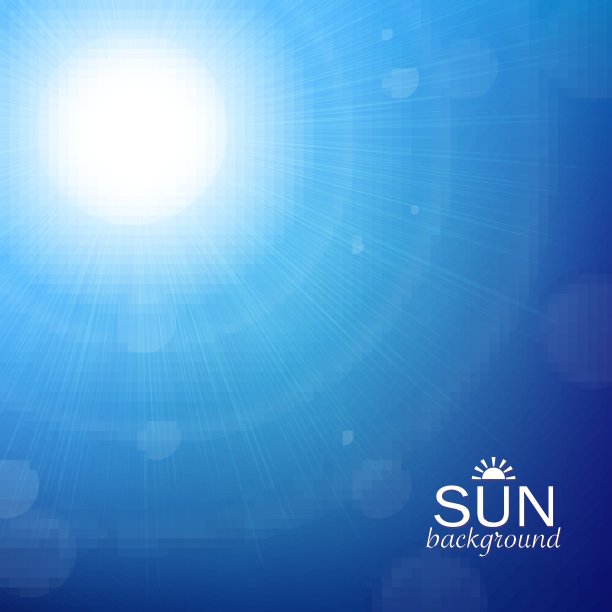 蓝色阳光背景图片下载