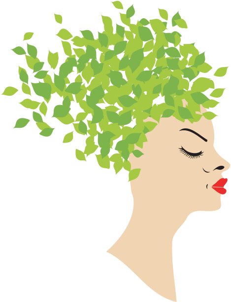 多叶的头发图片下载