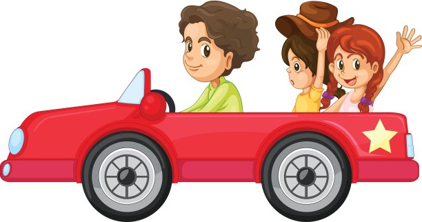 孩子和车图片下载