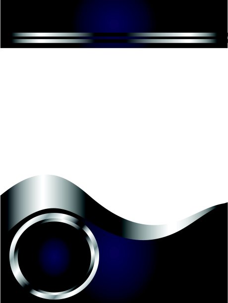 一张深紫色和银色的名片图片下载