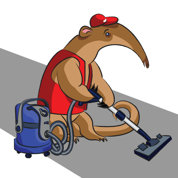 食蚁兽和吸尘器图片下载