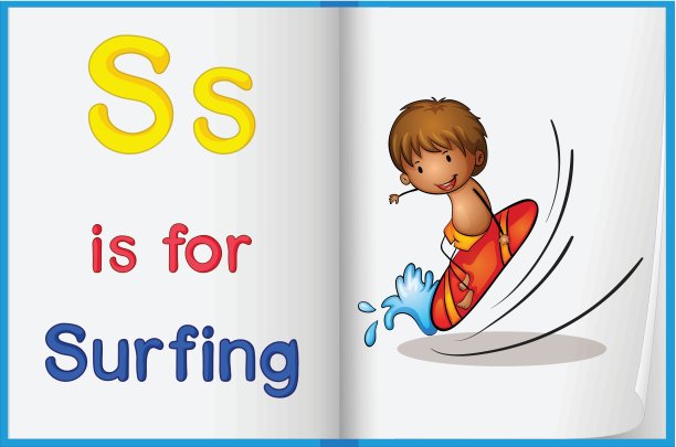 一本书中冲浪的图片图片下载