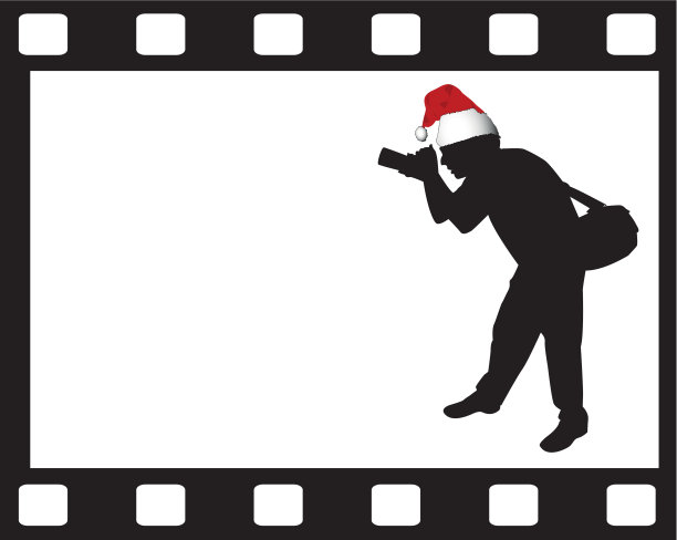 矢量摄影师的剪影图片下载