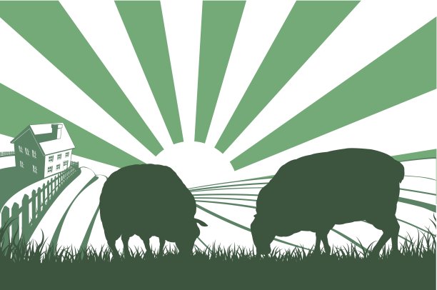 牧羊场日出景观图片下载