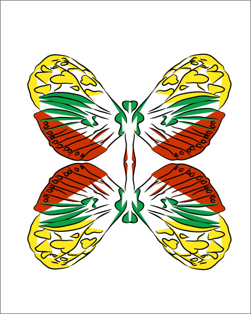 蝴蝶的many-colored图片下载