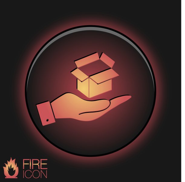 手里拿着一个打开的纸板箱图片下载