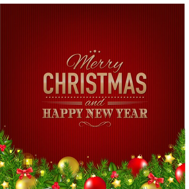 暗红色奢侈品圣诞背景图片下载