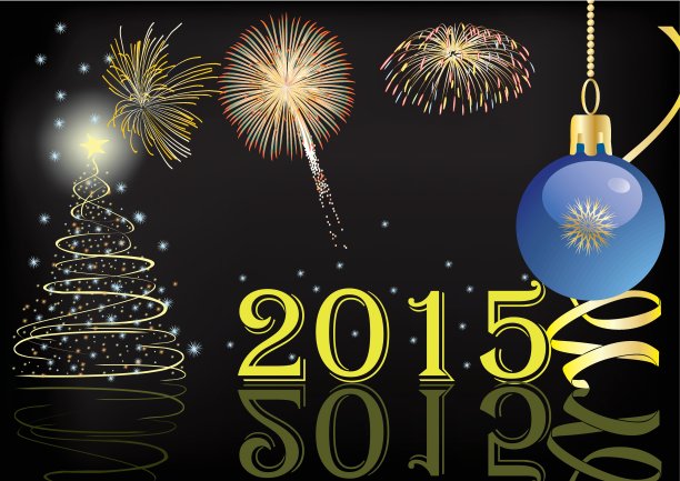 矢量新年快乐图片下载