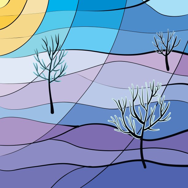 冬天的风景图片下载