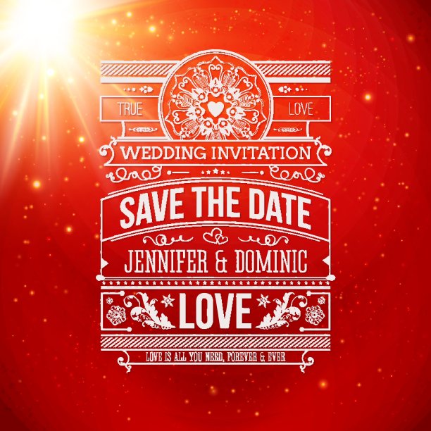 把日期留到个人假期。婚礼请柬在一个班级里图片下载