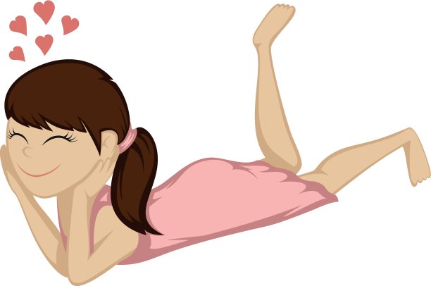 躺在地板上图片下载