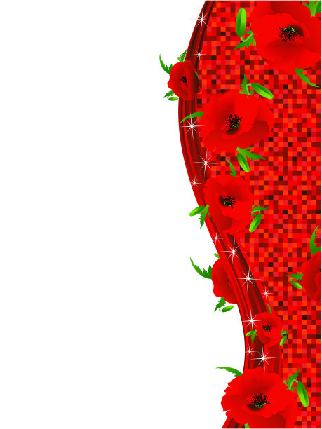 框架与罂粟图片下载