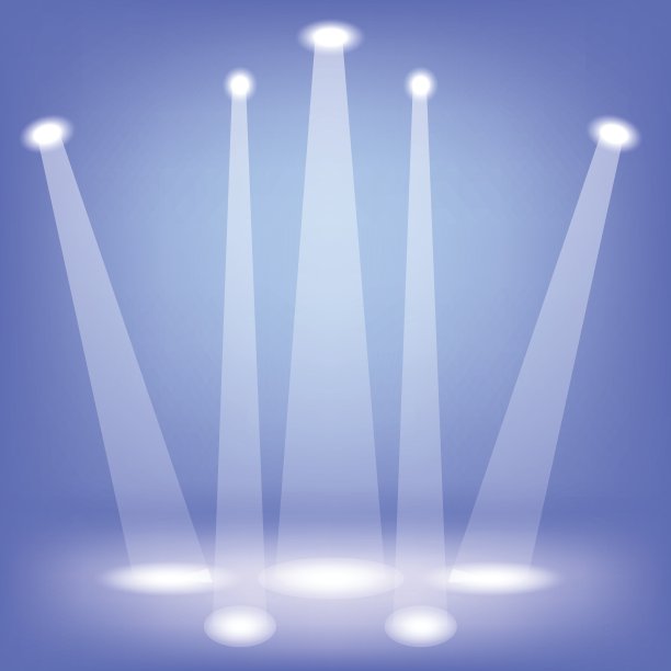 舞台上的聚光灯图片下载