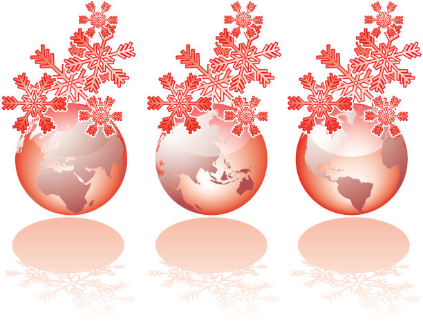 三圣诞玻璃世界观图片下载