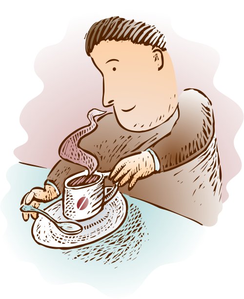 喝咖啡的时间图片下载